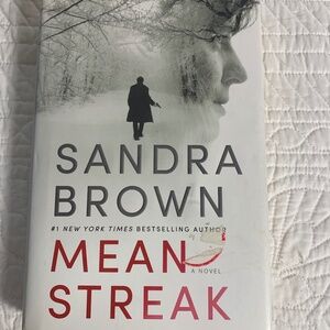 Sandra Brown Mean Streak hardback - new condition